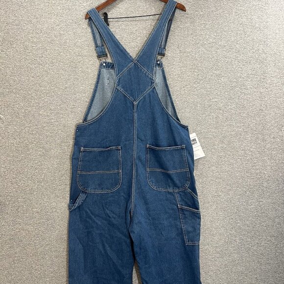 NWT Hisea Denim Carpenter Bib Overalls Men’s 38x32 Workwear - Picture 13 of 16